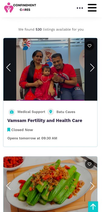 Full listing detail page