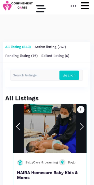 Listing status labels