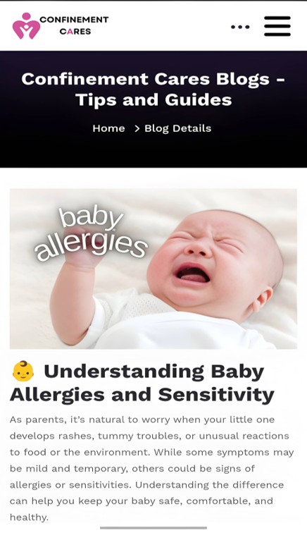 Full blog article page