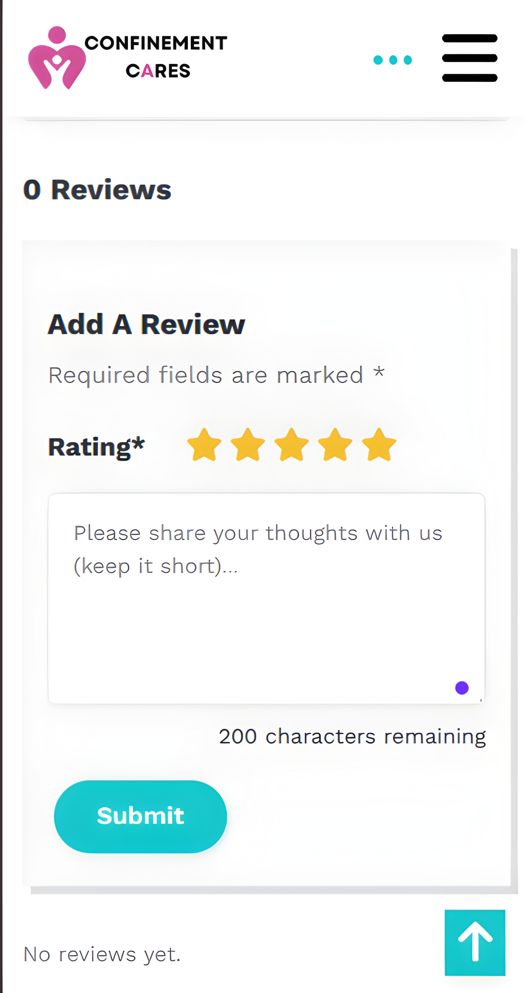 Star rating selector