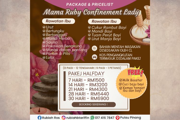 Mama Ruby Confinement Lady